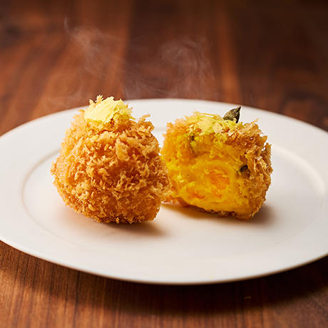 かぼちゃとクリームチーズのコロッケ