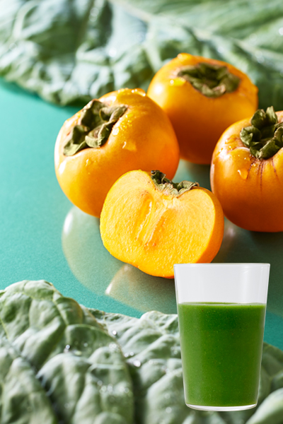 フレッシュケール&柿